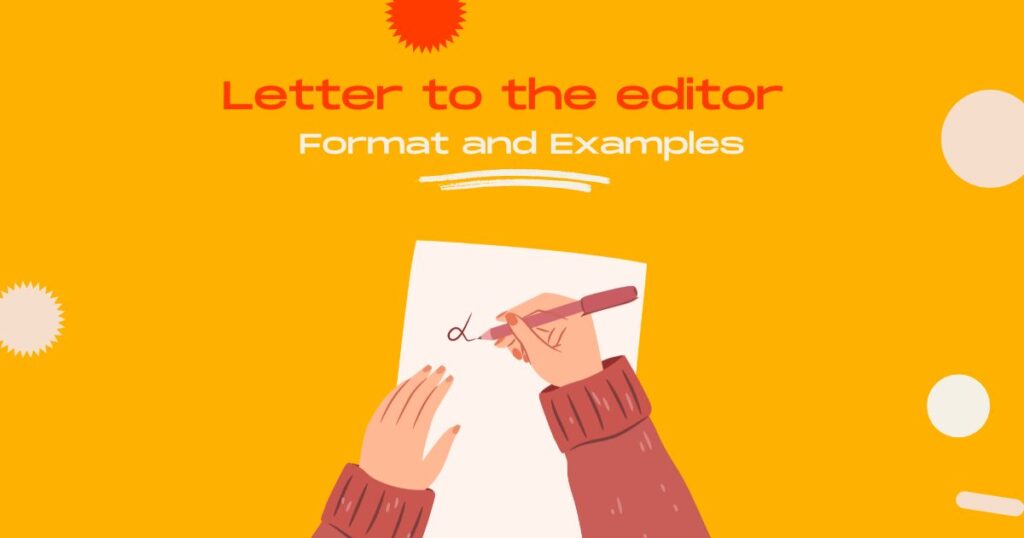 Letter to the Editor Examples