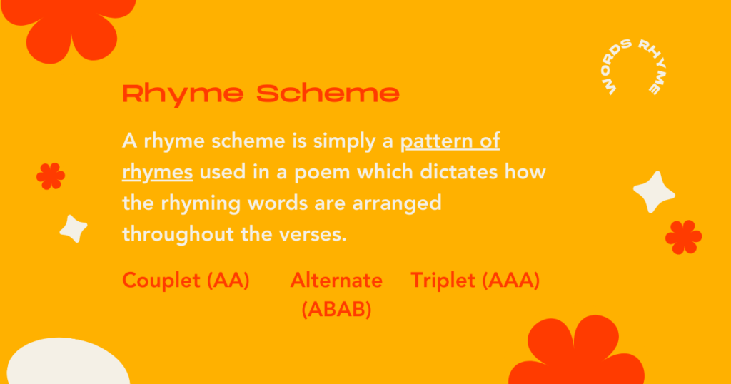 rhyme scheme in poetry