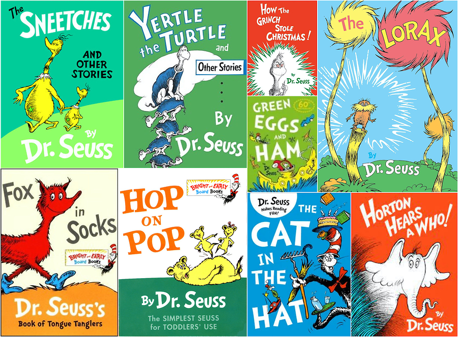 Dr.Seuss books use rhyming scheme 