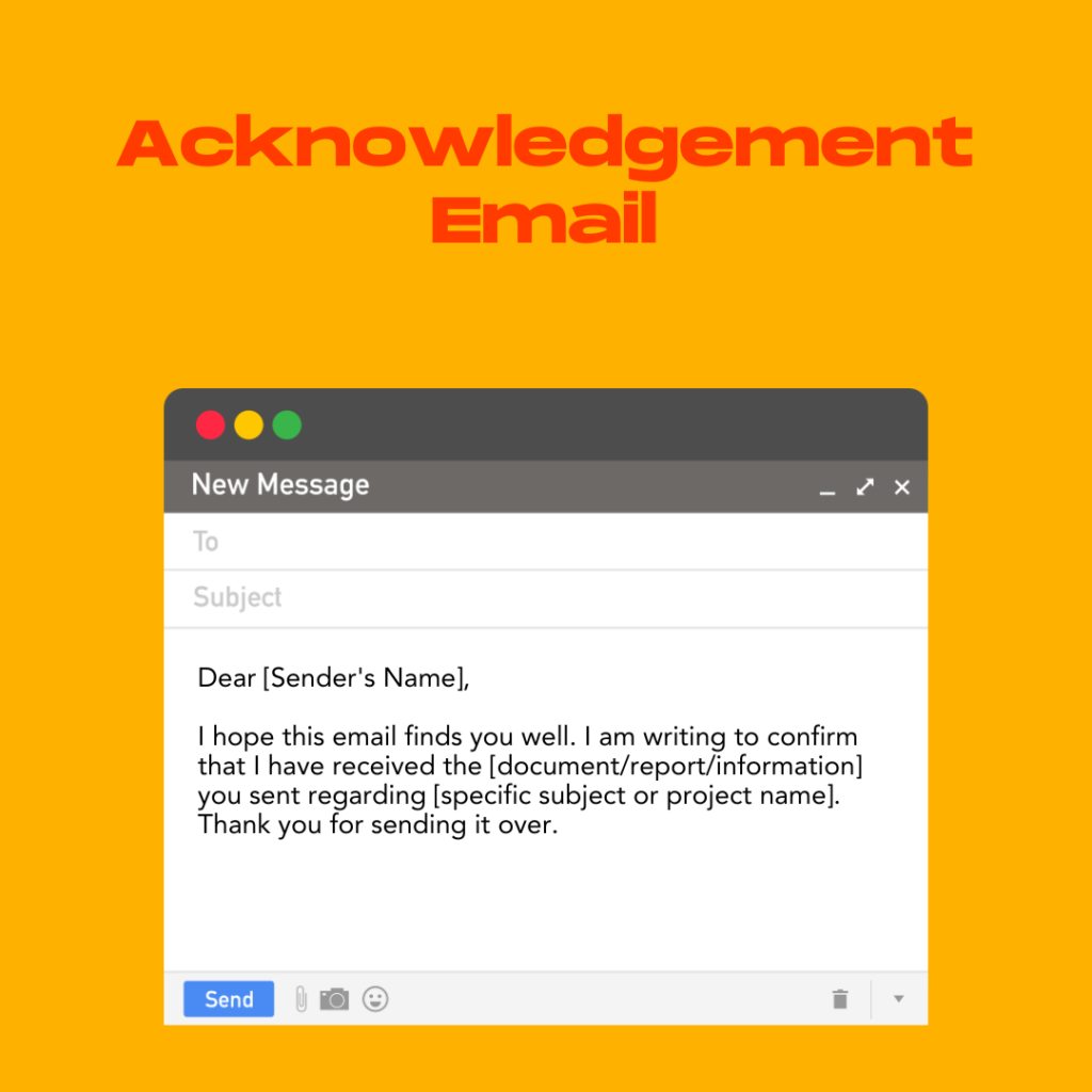 Acknowledgement Email